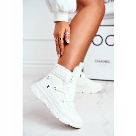 Kylie Crazy Tênis feminino botas de neve branca Missy branco 2