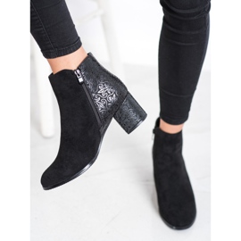 J. Star Botas Pretas Com Estampa preto 2