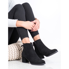 J. Star Botas com amarração preto 1