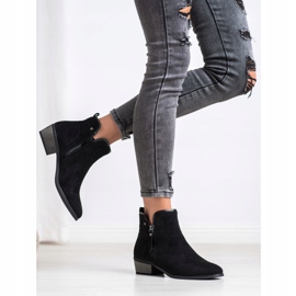 J. Star Botas Com Zíper Decorativo preto 1