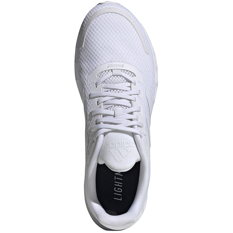 Tênis de corrida masculino branco Adidas Duramo Sl FW7391 1