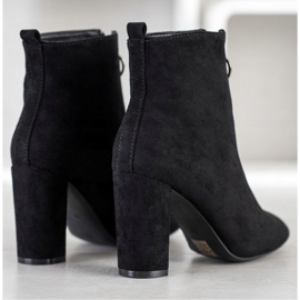 WELLSPRING Botas Com Zíper Decorativo preto 1