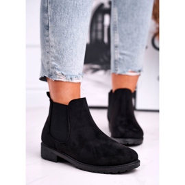 Botas pretas Shaggy pretas para mulheres preto 2