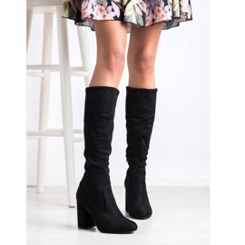 Sweet Shoes botas pretas estilosas preto 1