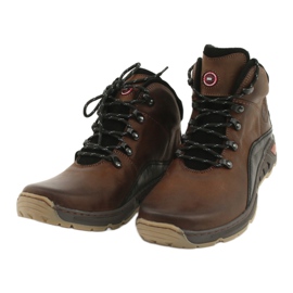 Botas de caminhada masculinas Riko 903 marrom / preto 2