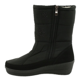 Botas de neve de pele clara progresso 20-01 pretas preto 1 Botas de neve de pele clara progresso 20-01 pretas preto 1