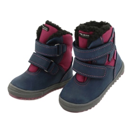 Botas botas com membrana TE-POR Mazurek 1351 M azul marinho rosa 2