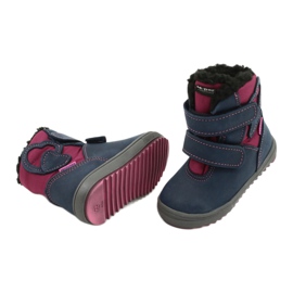 Botas botas com membrana TE-POR Mazurek 1351 M azul marinho rosa 3