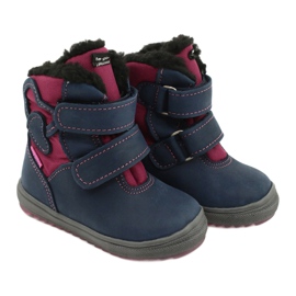 Botas botas com membrana TE-POR Mazurek 1351 M azul marinho rosa 4