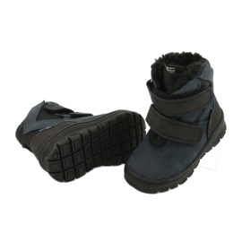 Botas botas com membrana Mazurek 1351 azul marinho preto 3