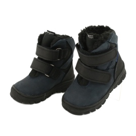 Botas botas com membrana Mazurek 1351 azul marinho preto 2