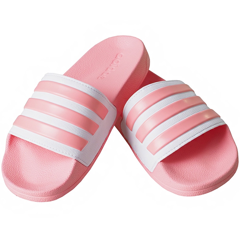 Chinelos Adidas Adilette de banho rosa EG1886 1