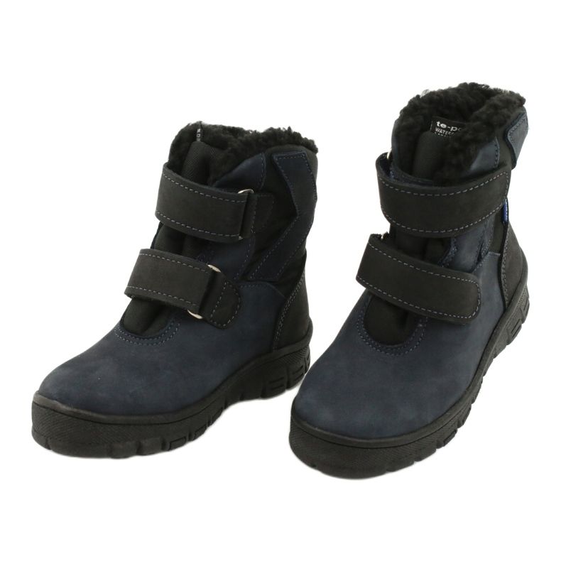 Botas com membrana Mazurek 1351 azul marinho preto 2