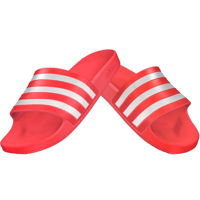 Chinelos femininos Adidas Adilette Aqua rosa FW4292 1