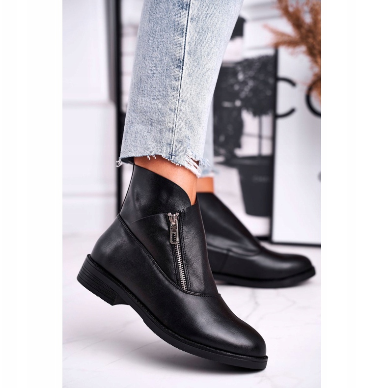 Botas femininas pretas magnat preto 1