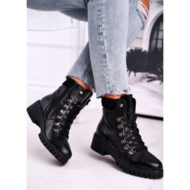 Botas de trabalhador femininas Black Endragon preto 2