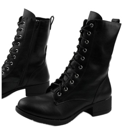 Botas pretas opacas de botas Xiseli preto 1 Botas pretas opacas de botas Xiseli preto 1