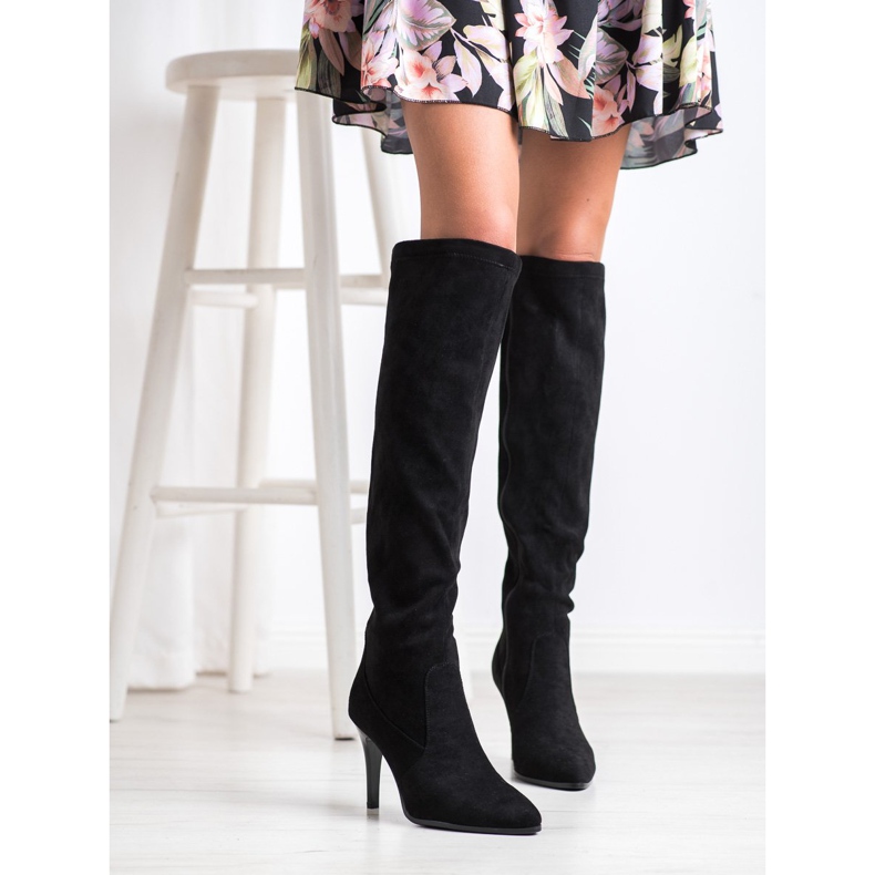 Goodin Botas de salto alto preto 1