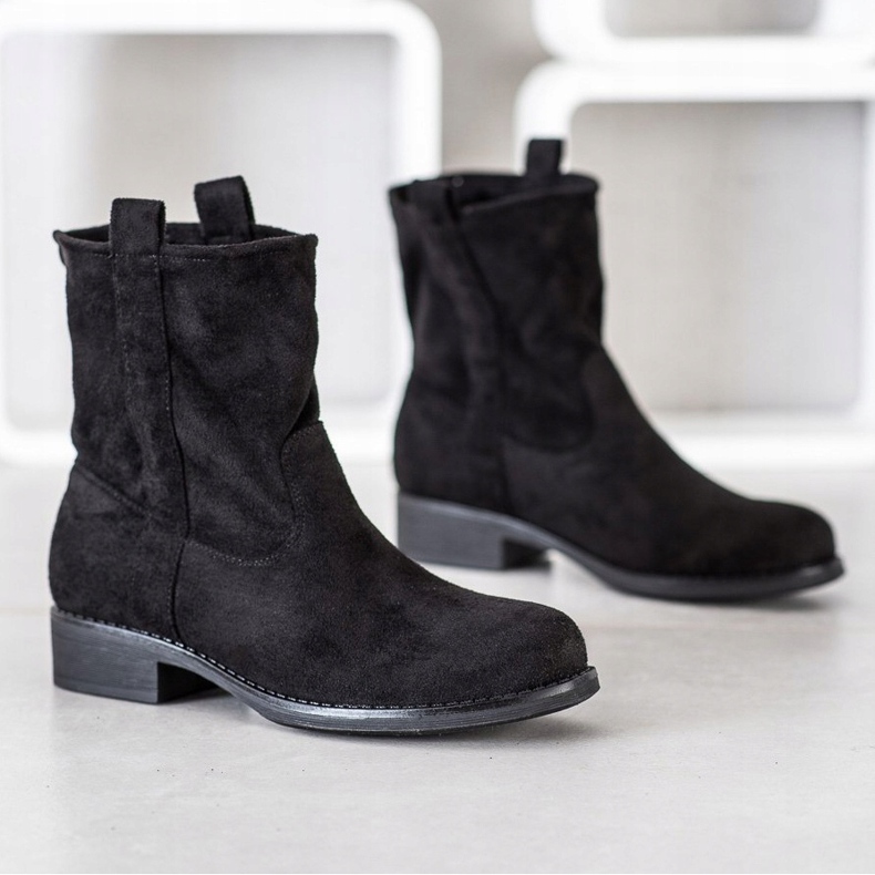 Seastar Botas de camurça deslizantes preto 1