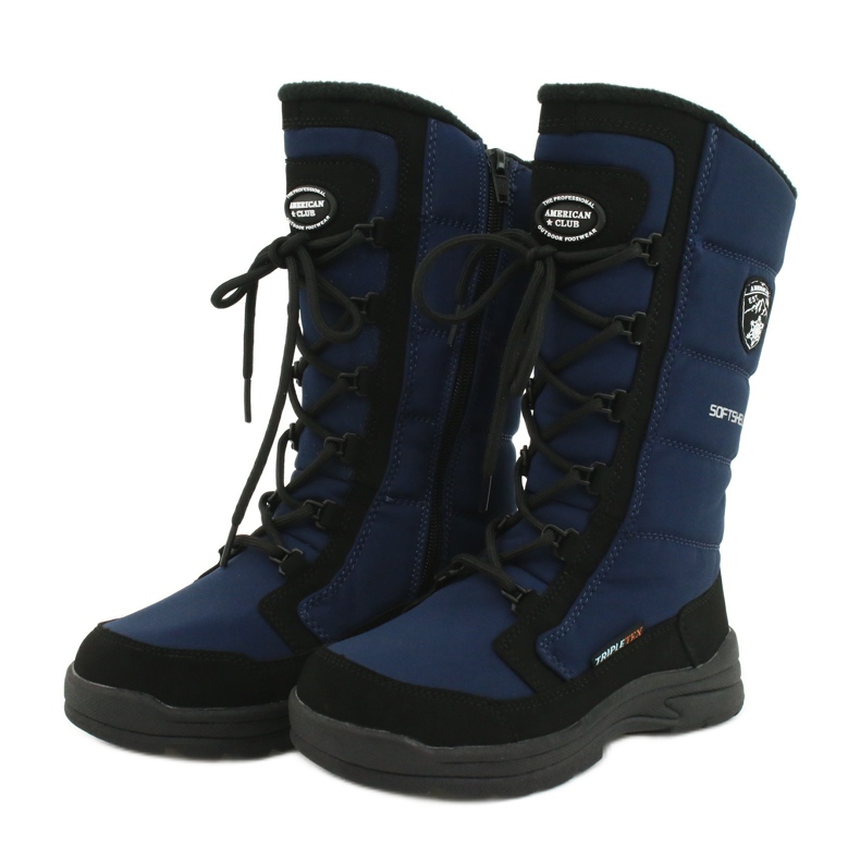American Club Botas americanas softshell com membrana SN12 / 20 da marinha preto azul marinho 3
