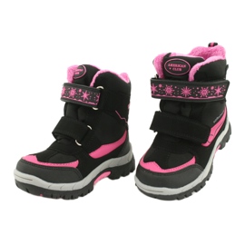 American Club Botas americanas impermeáveis ​​com membrana HL46 / 20 preto rosa 3