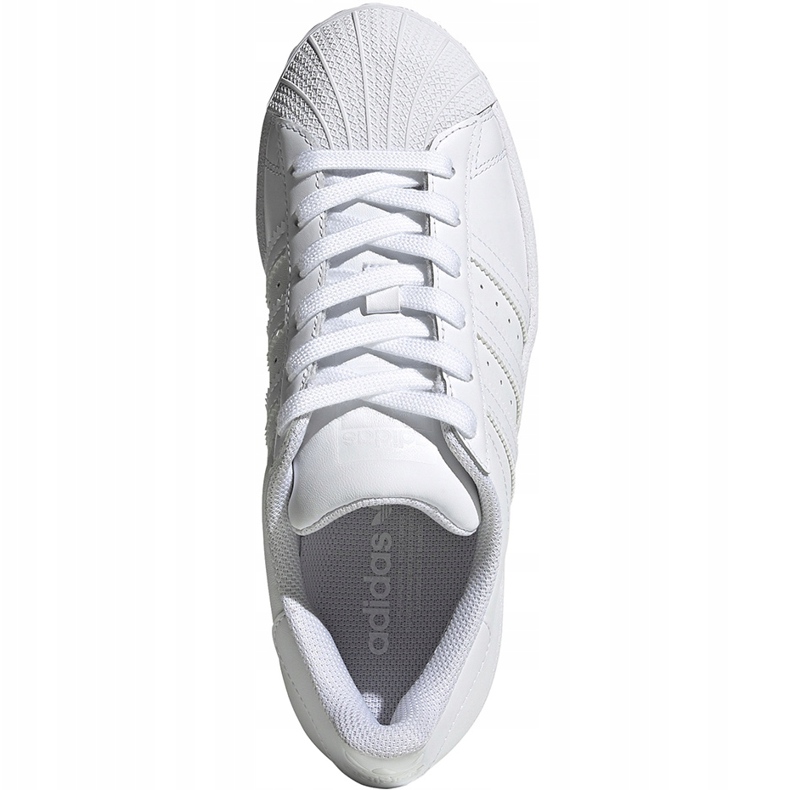 Sapatos infantis brancos Adidas Superstar J EF5399 1