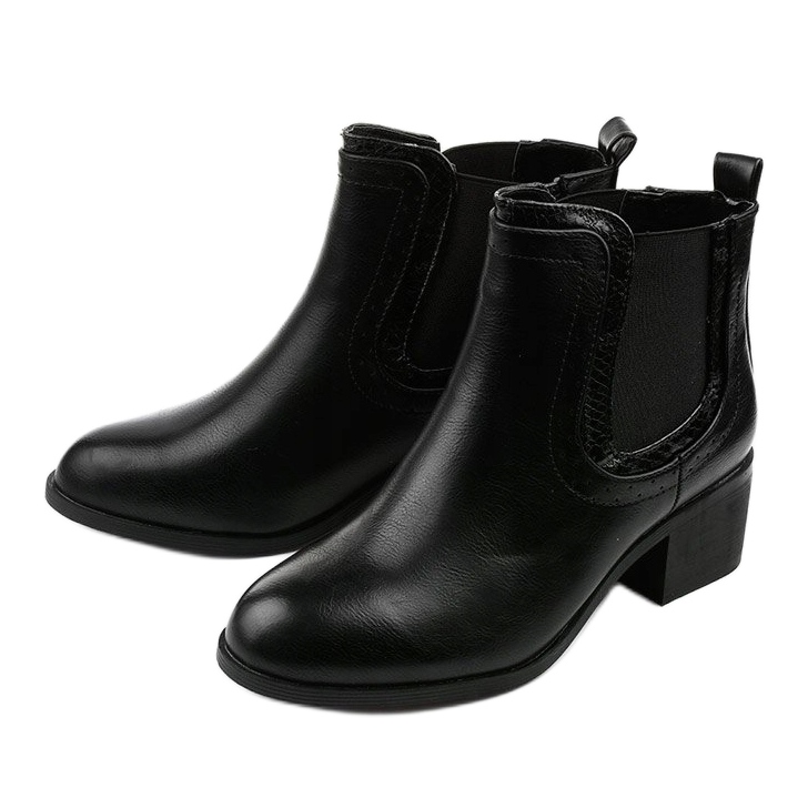 Botas pretas da Bluehill botas isoladas Jodhpur preto 2