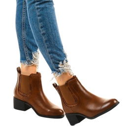 Botas de camelo, botas Bluehill Jodhpur isoladas castanho 1