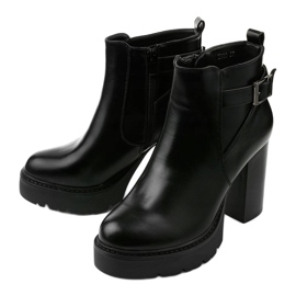 Botins pretos com zíper Forestcreek 2