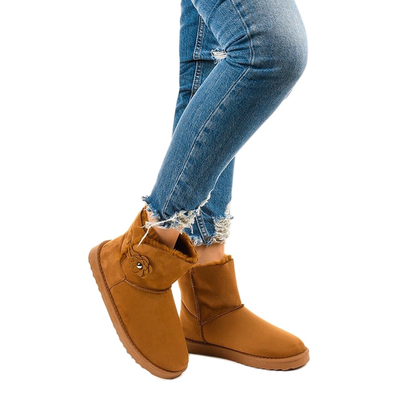 Botas com isolamento marrom, tipo emu Harelana castanho 1