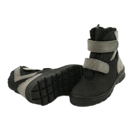 Botas pretas com membrana Mazurek 1351 preto cinza 3