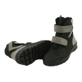 Botas pretas com membrana Mazurek 1351 preto cinza 3