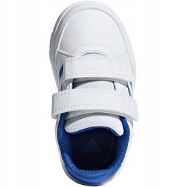 Sapatos infantis Adidas AltaSport Cf I branco e azul D96844 1