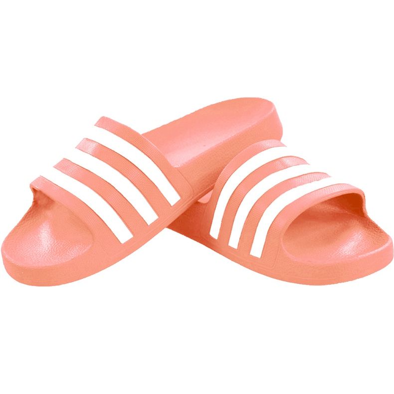 Chinelos femininos Adidas Adilette Aqua salmon EE7345 rosa 1