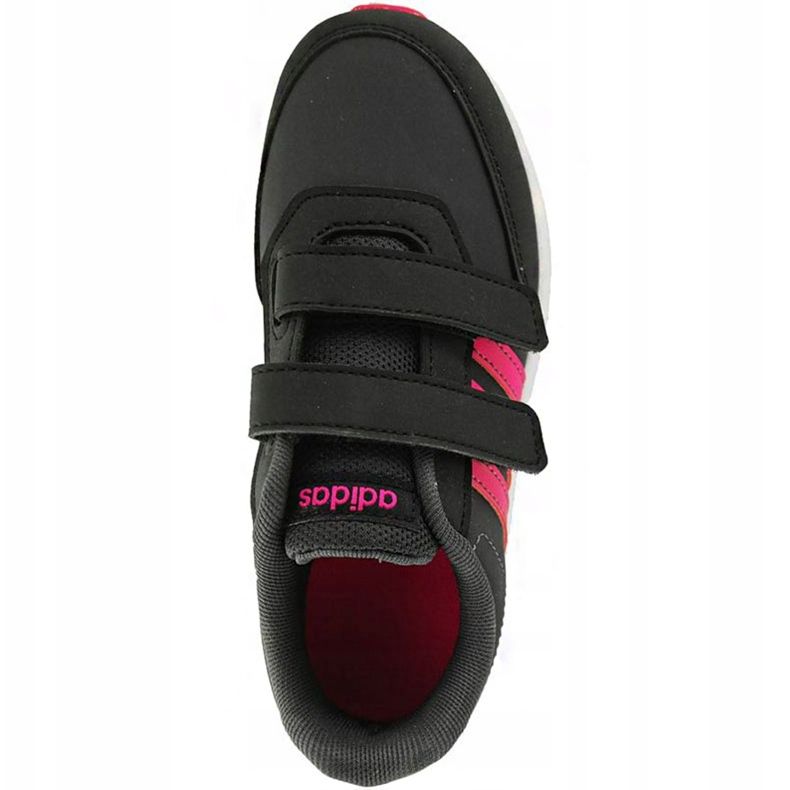 Adidas Vs Switch 2 Cmf C calçados infantis preto-rosa EG1594 1