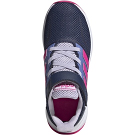 Calçado infantil Adidas Runfalcon C, azul marinho e rosa EG6148 1