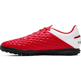 Chuteiras Nike Tiempo Legend 8 Club Tf AT6109 606 vermelho vermelho 1