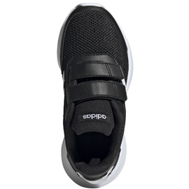 Sapatos infantis Adidas Tensaur Run C preto e branco EG4146 1