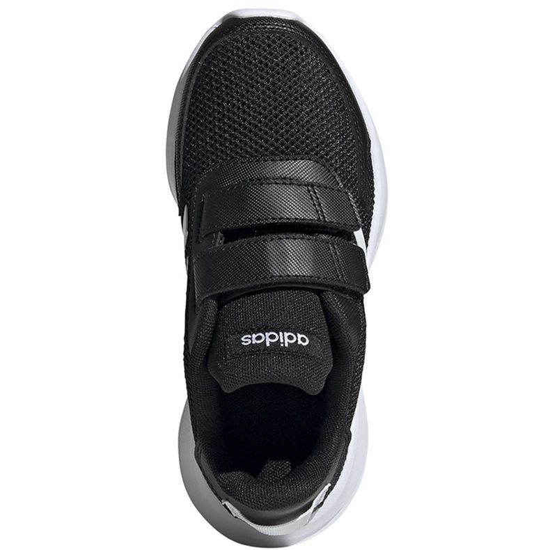 Sapatos infantis Adidas Tensaur Run C preto e branco EG4146 1