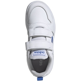 Sapatos infantis Adidas Tensaur C branco e azul EF1096 1