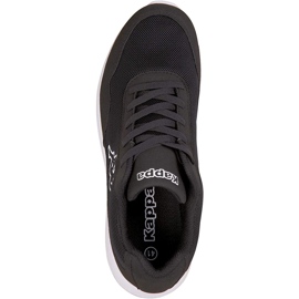 Sapatos masculinos Kappa Follow preto e branco 242495 1110 1