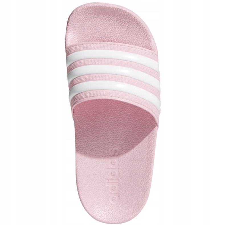 Chinelos Adidas Adilette Shower K rosa para crianças G27628 2