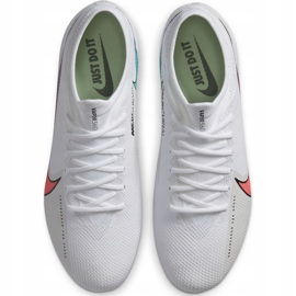 Chuteira Nike Mercurial Vpor 13 Pro Fg AT7901 163 de futebol branco branco 1