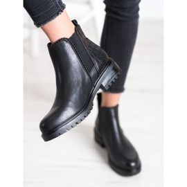 Super Me Botas pretas Jodhpur Snake Print preto 2 Super Me Botas pretas Jodhpur Snake Print preto 2