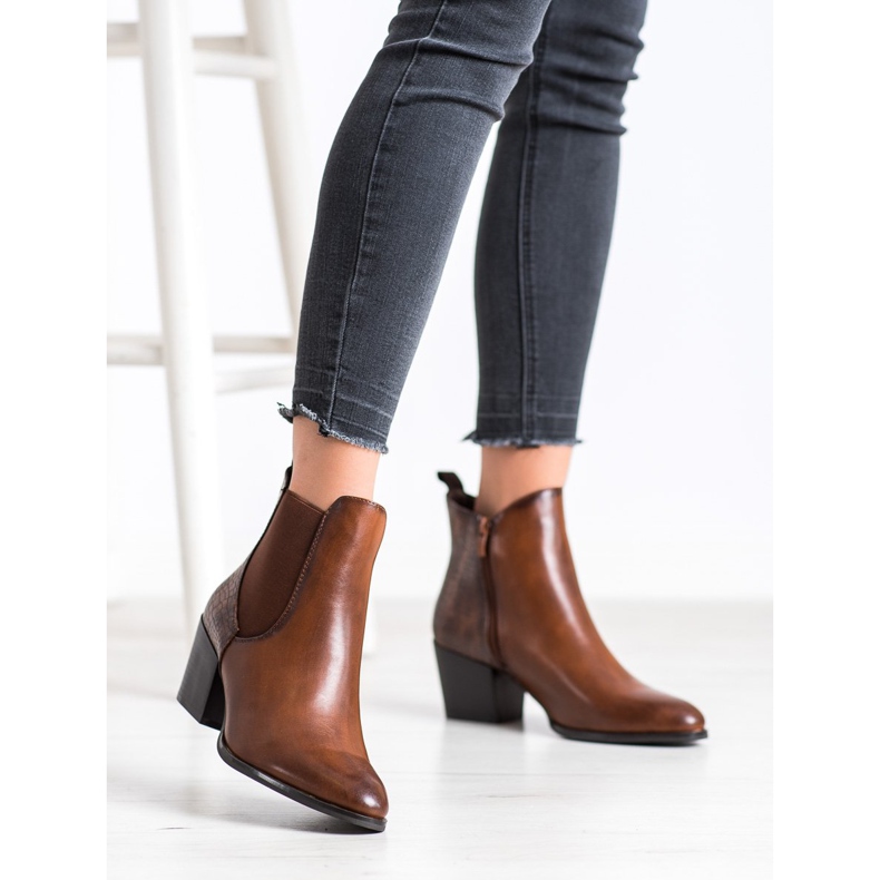Botas Sergio Leone na moda marrom 1