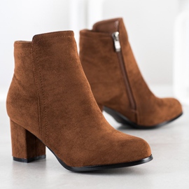 Wilady Botas de camelo elegantes castanho multicolorido 1