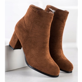 Wilady Botas de camelo elegantes marrom multicolorido 2