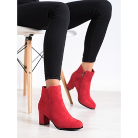 Wilady Botas vermelhas elegantes vermelho 1