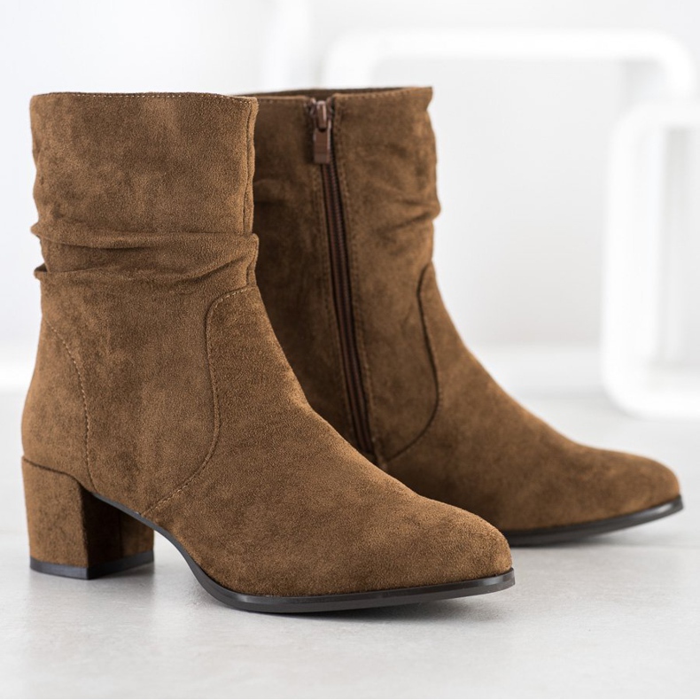 Botas de cano alto Sergio Leone cáqui 1