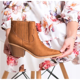 SHELOVET Cowgirls In Spitz castanho 1